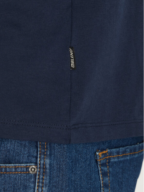 Blend Blend T-särk 20717758 Tumesinine Regular Fit