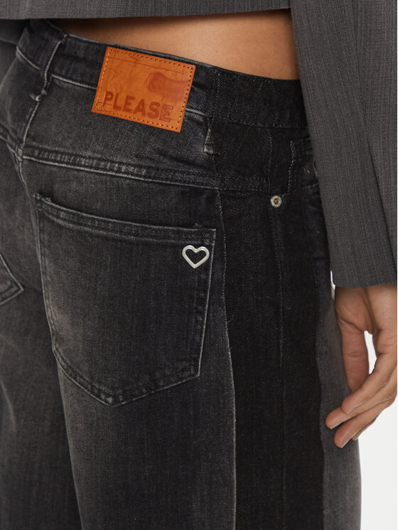 Please Please Jeans P2Y1CPOPEE Grigio Loose Fit
