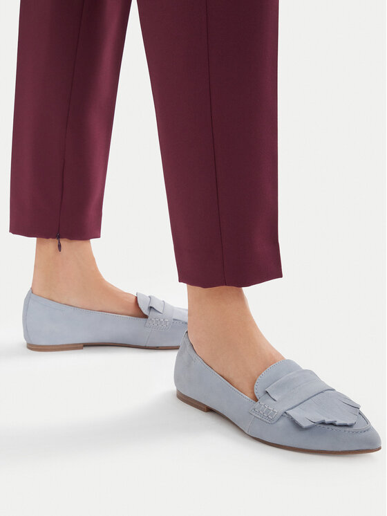 Tamaris Tamaris Loafersy 1-24238-46 Světle modrá