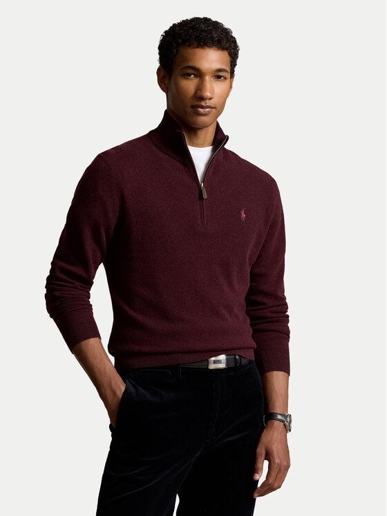 Polo Ralph Lauren Polo Ralph Lauren Svetr 710876756008 Bordó Regular Fit
