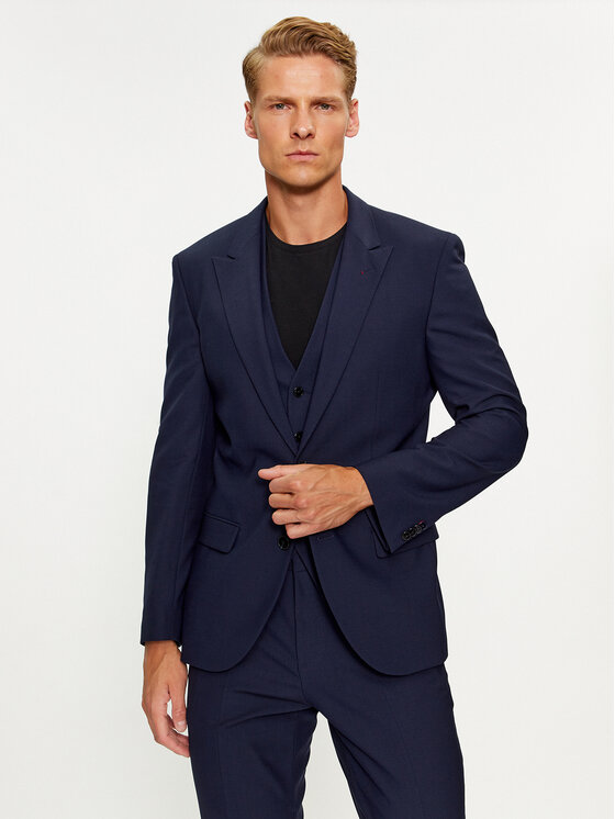 HUGO Hugo Odijelo Henry/Getlin233V1X 50495023 Tamnoplava Slim Fit
