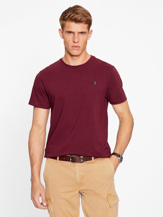 7483 Red Sleeve Detailed T-Shirt