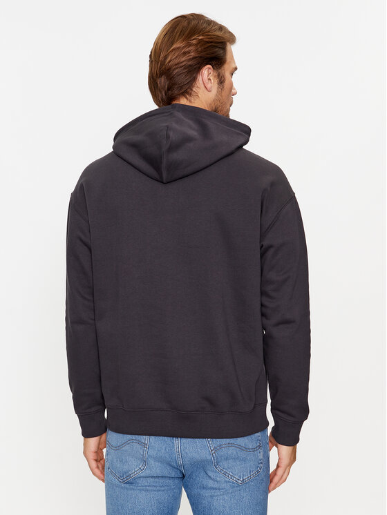 Lee Lee Felpa 112341672 Nero Relaxed Fit