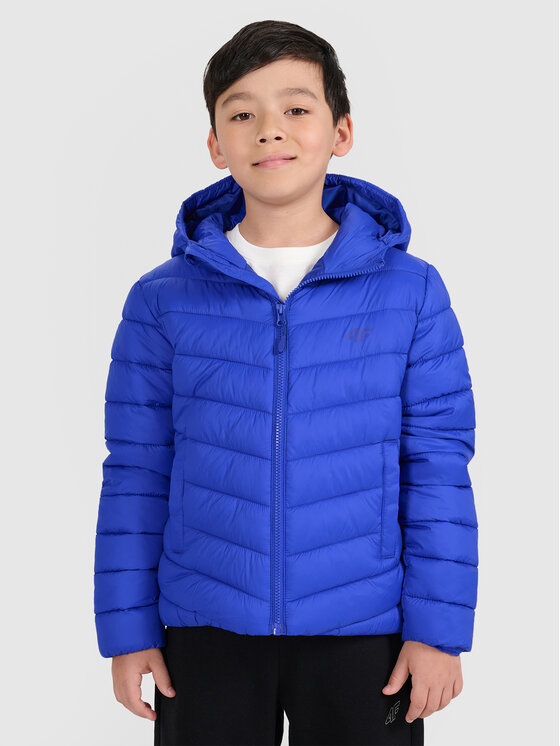 4F 4F Kurtka puchowa OUTERWEAR Niebieski Regular Fit
