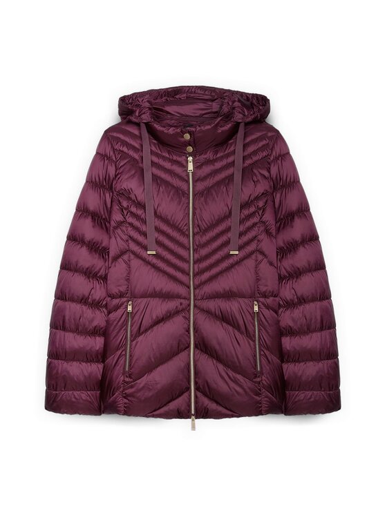 Fiorella Rubino Fiorella Rubino Giubbotto piumino F431T001332N029 Bordeaux Regular Fit