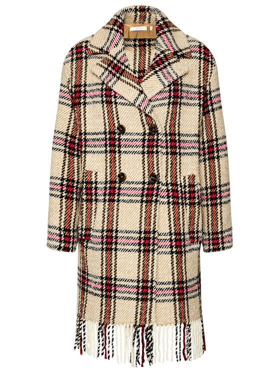 iBlues iBlues Вълнено палто Lux 70160606 Бежов Regular Fit