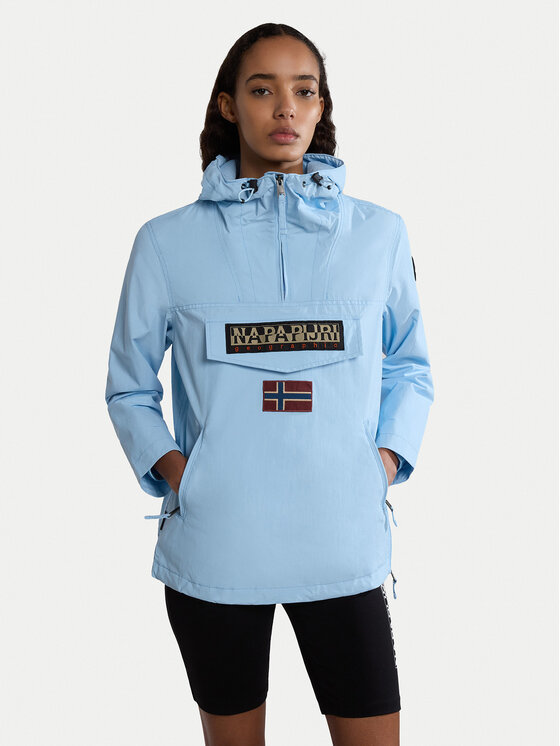 Napapijri Anorak Jakna Rainforest NP0A4G7F Svijetloplava Regular Fit