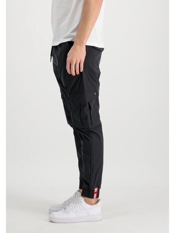 Alpha Industries Alpha Industries Joggery Nylon Cargo Jogger Czarny Slim Tapered Fit