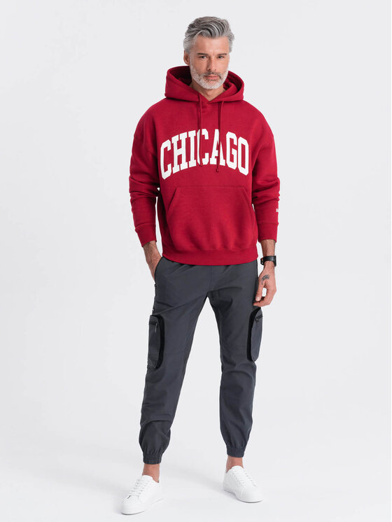 Ombre Ombre Joggers kalhoty OM-PAJO-0135 Šedá Cargo Fit