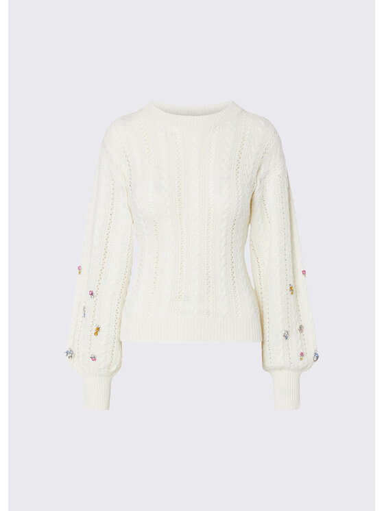 Liu Jo Liu Jo Cardigan WF6090MS05110701 Bianco Regular Fit