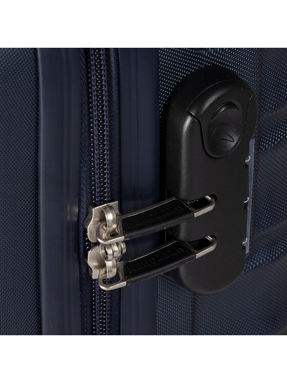 WITTCHEN WITTCHEN Самолетен куфар за ръчен багаж 56-3A-311-91 Черен