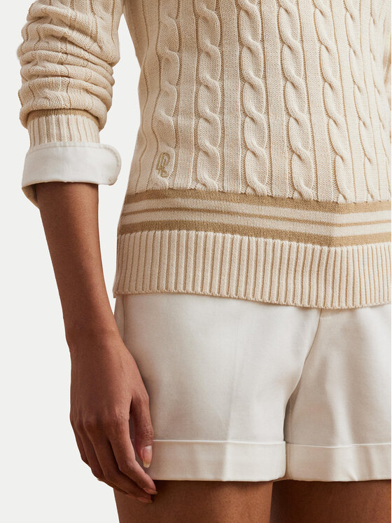 LAUREN RALPH LAUREN LAUREN RALPH LAUREN Džemper 200963658001 Écru Relaxed Fit