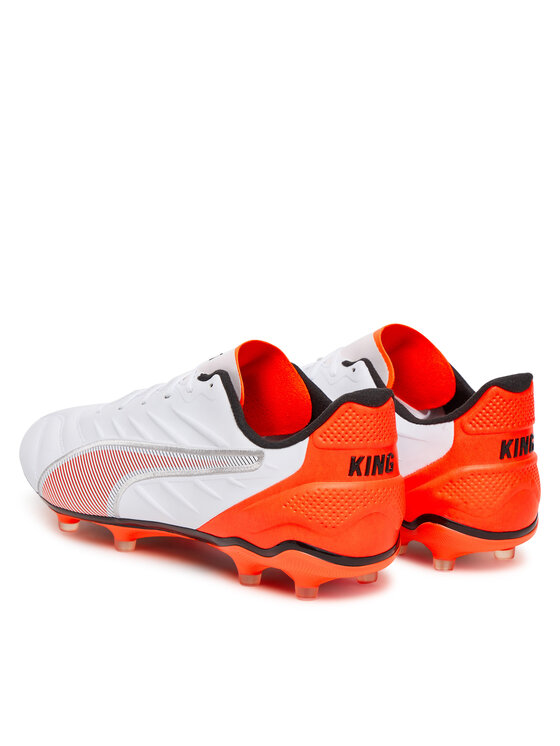 Puma Puma Čevlji za nagomet King Pro Fg/Ag 108828 01 Bela
