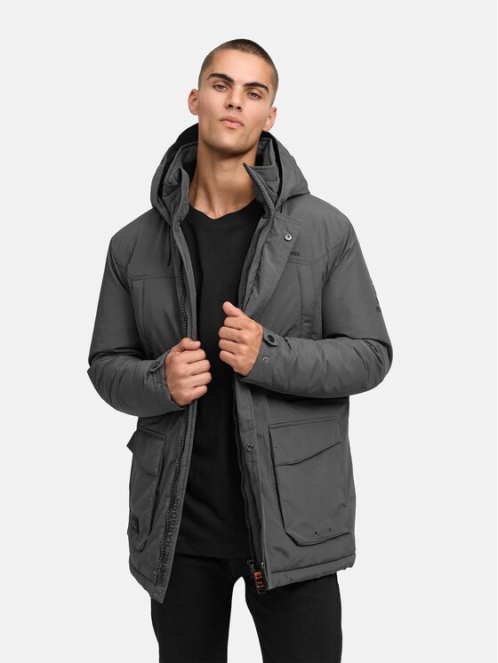 Stone Harbour Stone Harbour Kurtka zimowa Wadiim Szary Regular Fit