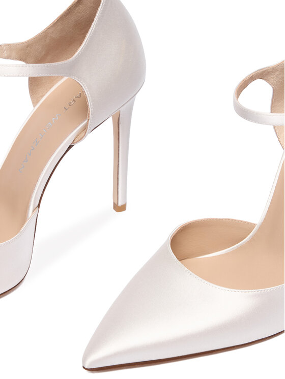 Stuart Weitzman Stuart Weitzman Pantofi cu toc subțire Ksngtn Pump 100 SN111 Crem