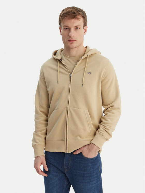 Gant Gant Суитшърт Shield 2007059 Бежов Regular Fit