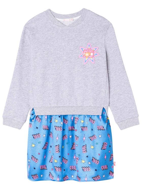 Billieblush Billieblush Sukienka codzienna U13298 Szary Regular Fit