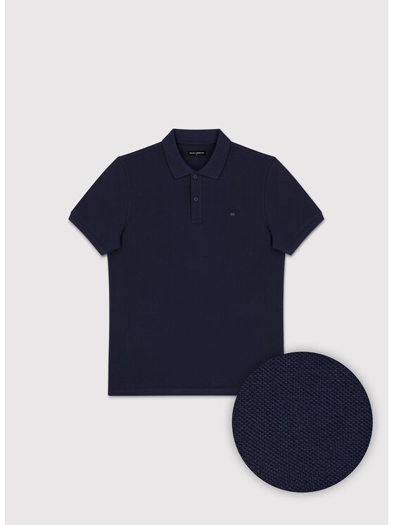 Pako Lorente Pako Lorente Polo P26SF-TX-003 Granatowy Classic Fit