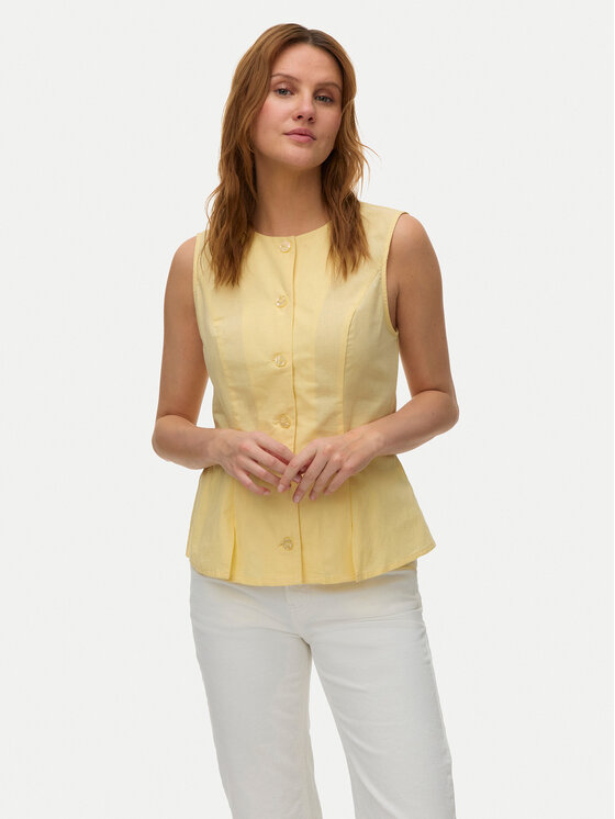 Vero Moda Vero Moda Weste Selma 10345675 Gelb Regular Fit