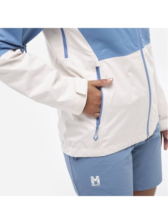 Millet Millet Kurtka przeciwdeszczowa Fitz Roy Jkt W Écru Regular Fit