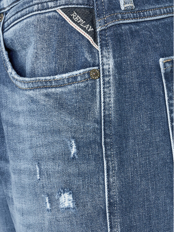 REPLAY Replay Blugi M1030Q.000.773 Albastru Relaxed Fit