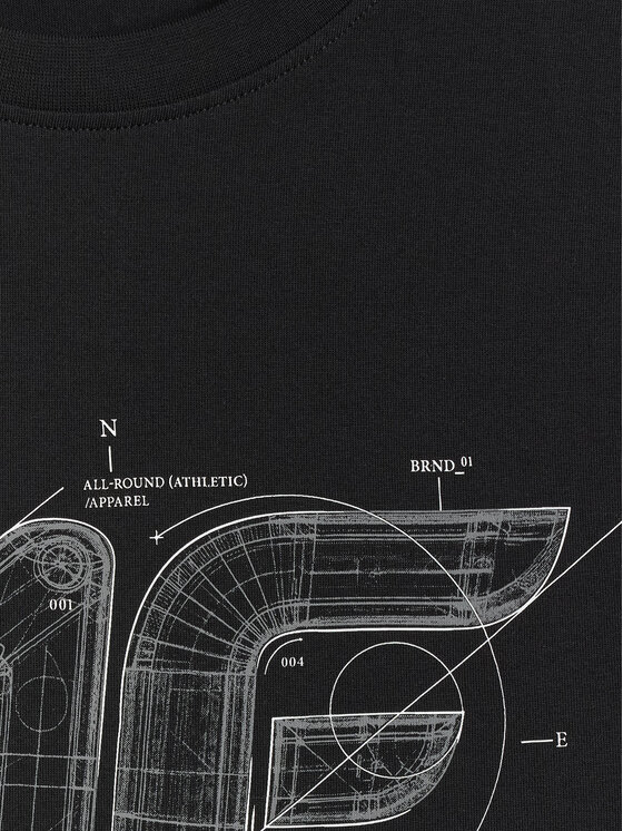 4F 4F T-Shirt COMMERCIAL 12 Czarny Regular Fit