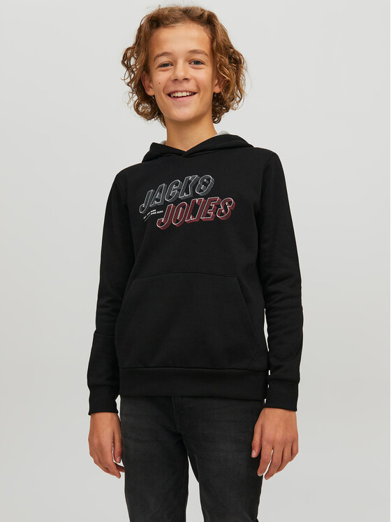 Jack&Jones Junior Jack&Jones Junior Μπλούζα Friday 12219582 Μαύρο Regular Fit