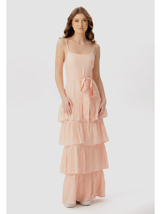 LAURELLA LAURELLA Každodenné šaty 4SS129 Ružová Regular Fit