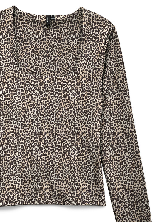 Vero Moda Vero Moda Majica Million 10334613 Bež Regular Fit
