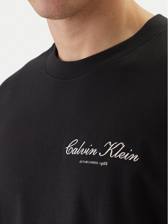 Calvin Klein Jeans Calvin Klein Jeans Majica LV04RF822G Črna Regular Fit