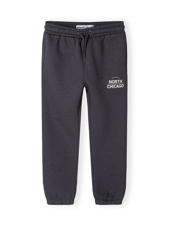 minoti minoti Komplet dresowy 32FLEECE162 Szary ciemny Baggy Fit