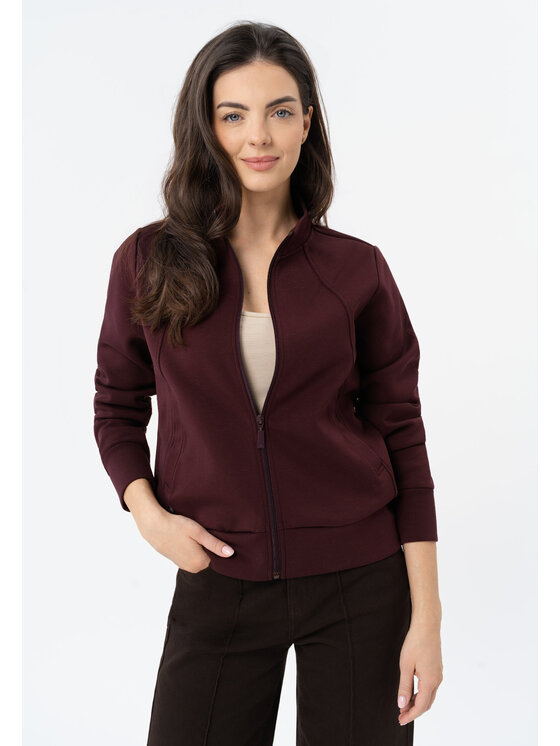 Volcano Volcano Bluza B-NOVA Czerwony Regular Fit