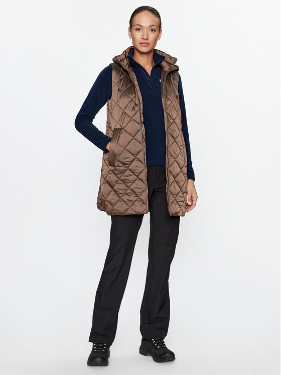 CMP CMP Αμάνικο Μπουφάν 33K3686 Καφέ Regular Fit