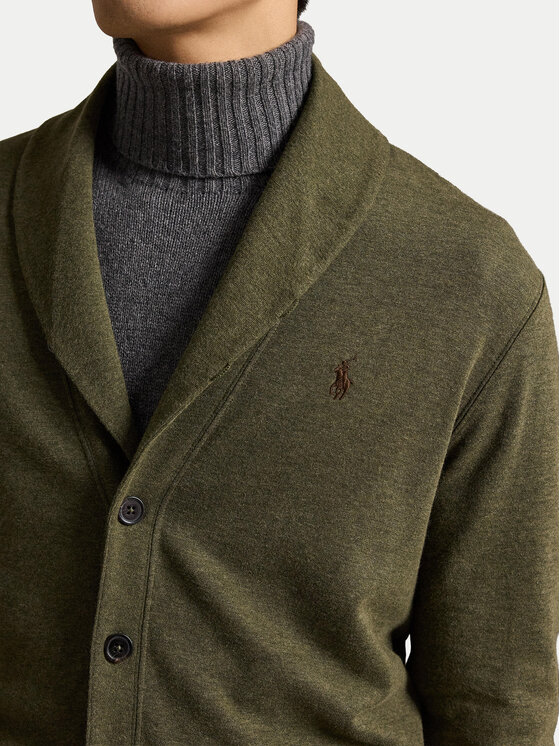 Polo Ralph Lauren Polo Ralph Lauren Кардиган 710877008500 Тъмнозелен Regular Fit