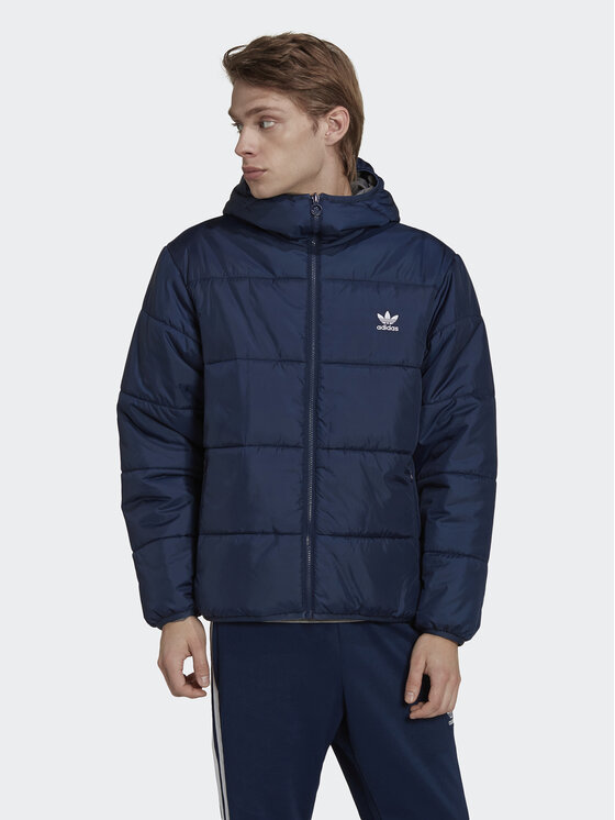 adidas Dūnu jaka HM2462 Tumši zils Relaxed Fit