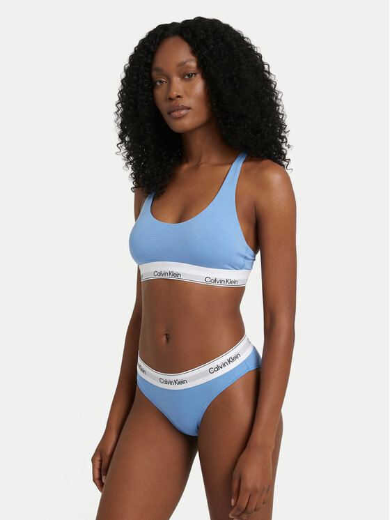Calvin Klein Underwear Calvin Klein Underwear Biustonosz braletka LV00QF8503 Błękitny