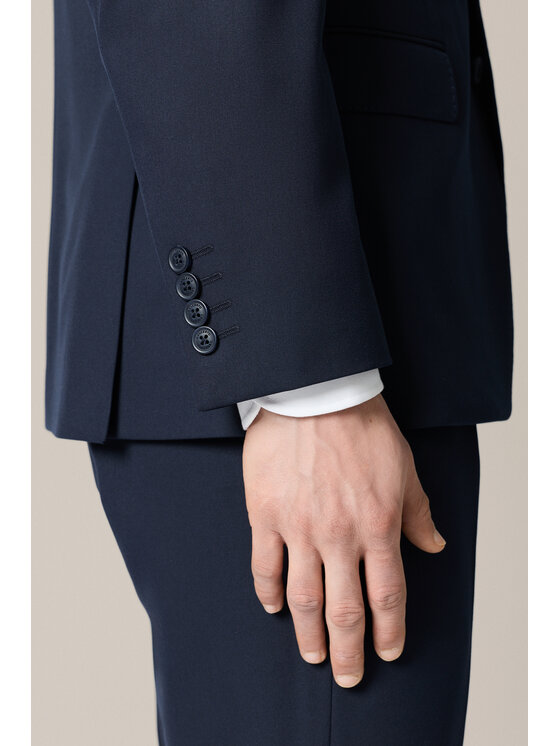 Lancerto Lancerto Garnitur Apricale GA073225000002 Granatowy Slim Fit