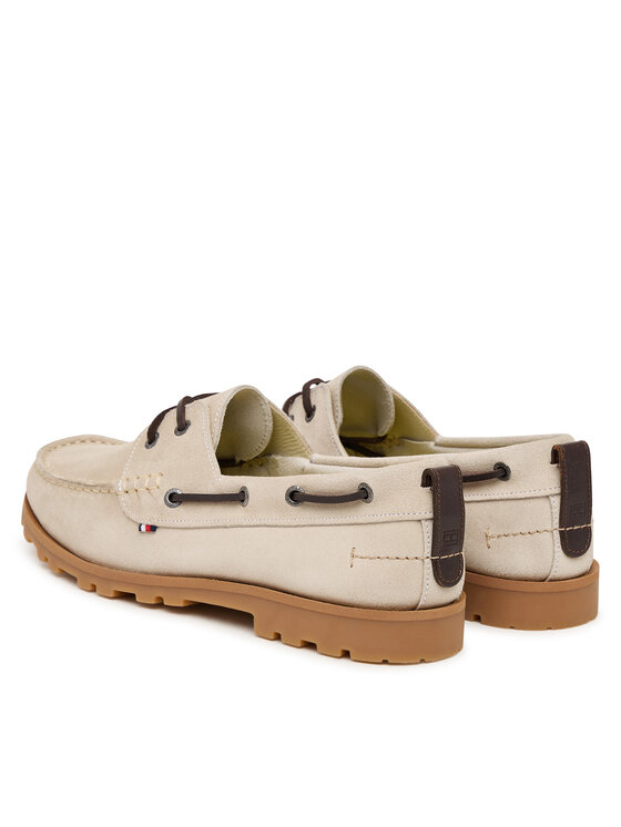 Tommy Hilfiger Tommy Hilfiger Mokasíny Light Sde FM0FM05747 Béžová
