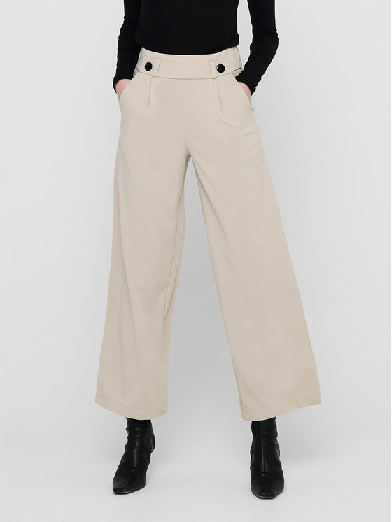 JDY JDY Pantaloni di tessuto Geggo 15208430 Grigio Wide Leg
