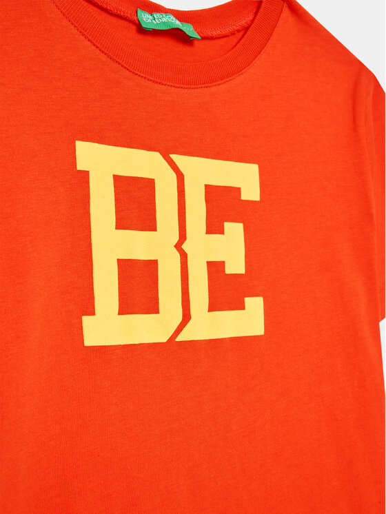 United Colors Of Benetton United Colors Of Benetton T-Shirt 3I1XG109J Rot Regular Fit