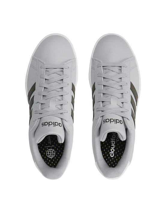 adidas Buty Grand Court Cloudfoam Comfort Shoes ID4468 Szary