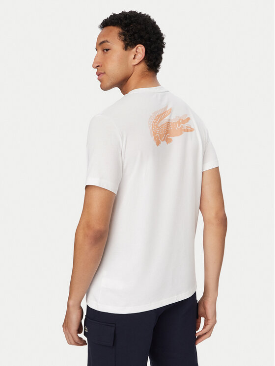 Lacoste Lacoste T-Shirt TH0003 Bílá Regular Fit