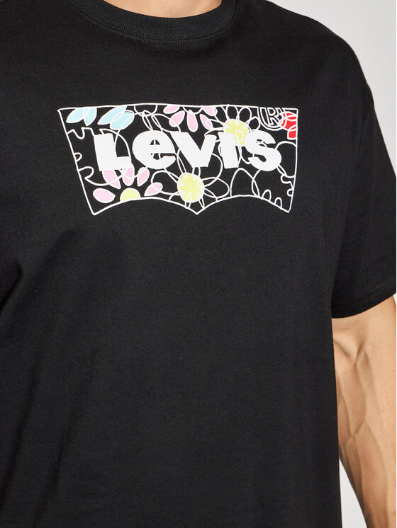 T-shirt Vintage Graphic 87373-0013 Nero Relaxed