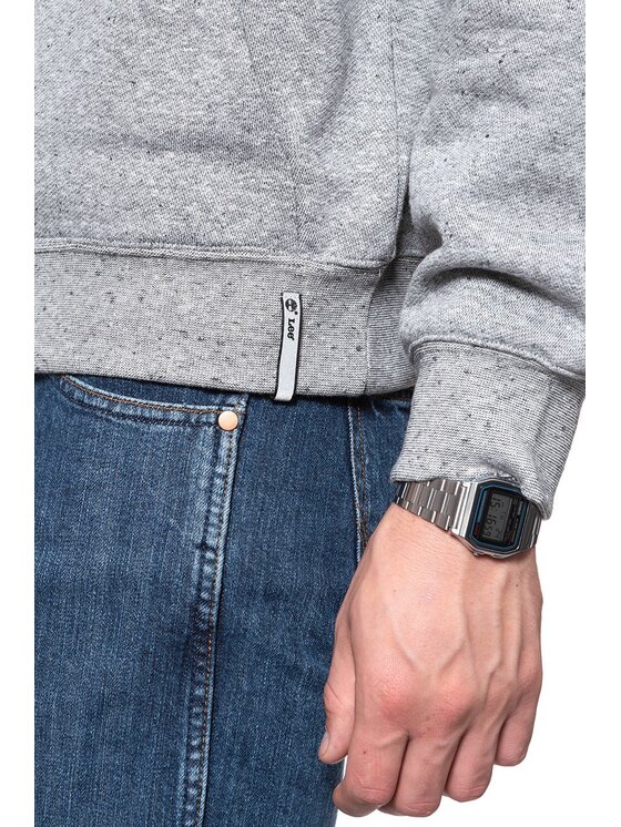 Lee Lee Felpa SIDE POCKET SWS Grigio Regular Fit