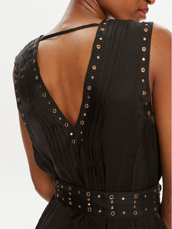 DKNY DKNY Hétköznapi ruha P4EBTX69 Fekete Regular Fit