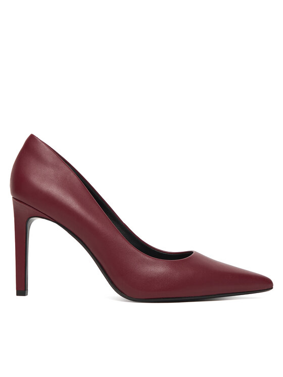 Calvin Klein Szpilki Ess Stiletto 90 HW0HW02608 Bordowy