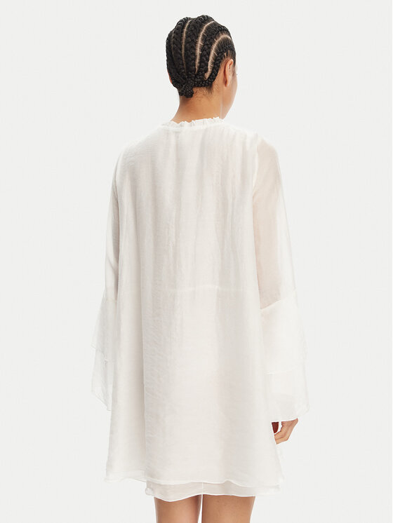 ViCOLO ViCOLO Лятна рокля TD0753 Бял Regular Fit