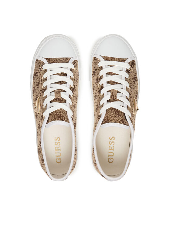 Guess Guess Кеди FLJJZ4 FAL12 Бежевий
