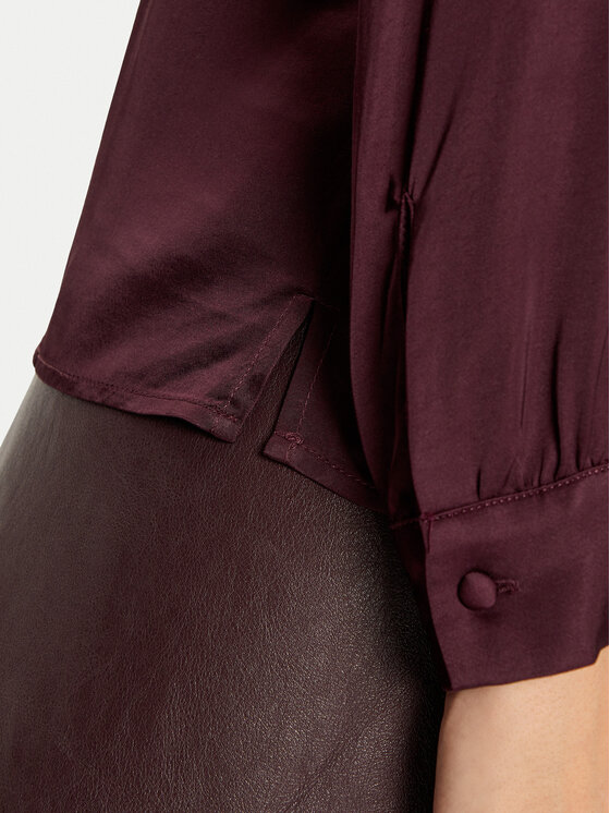 TATUUM Tatuum Bluzka Meryl T2422.046B Bordowy Relaxed Fit
