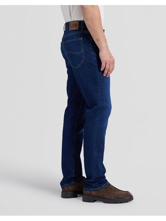 Lee Lee Jeansy WEST Niebieski Straight Leg